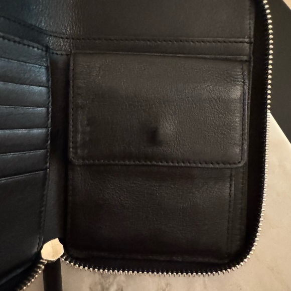 Yohji Yamamoto Black and Snakeskin Embossed Leather  Wallet - Picture 9 of 14